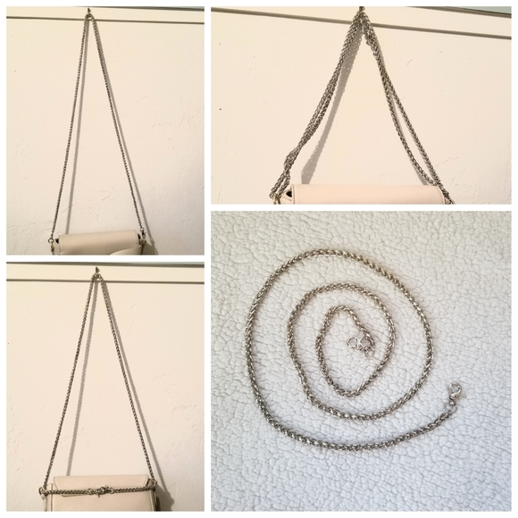 Shoulder strap for handbags (silver) - Picture 1 of 7